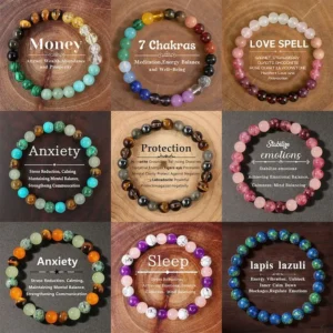 bracelets d'intention sacrée : Équilibre & protection