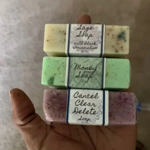 trio de savons holistiques : purification, abondance & sérénité